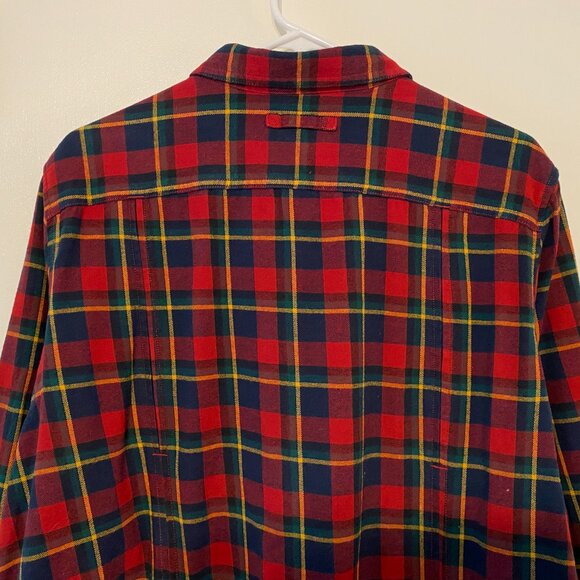 Duluth Trading Co Women's L/S Red Plaid Free Swinging Flannel Shirt Top: XXL/2XL - Picture 5 of 9